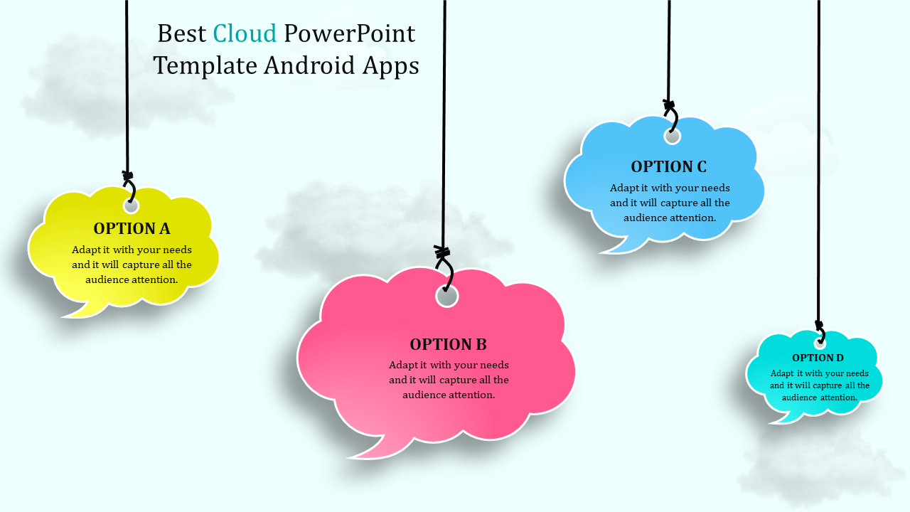 Best Cloud PowerPoint Template Presentation